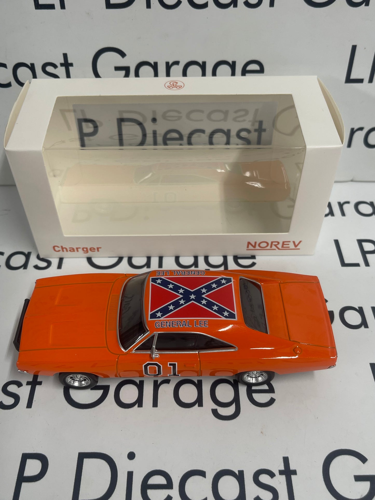 NOREV 1969 Dodge Charger General Lee Dukes of Hazzard 1:43 Diecast