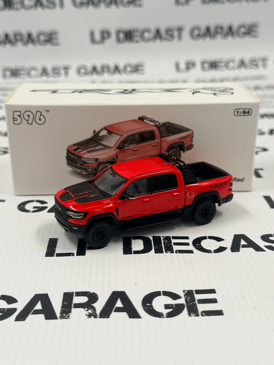 596 Model RAM 1500 TRX Truck Red 1:64 Diecast