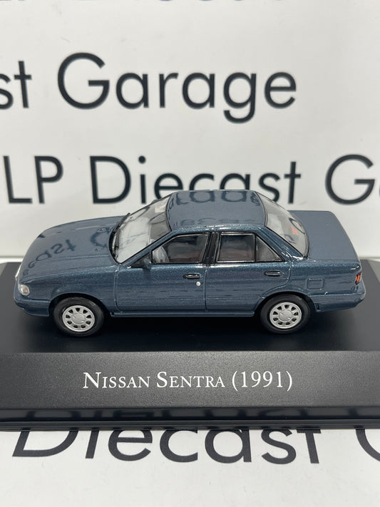 EDICOLA 1991 Nissan Sentra Blue Newsletter Car 1:43 Diecast Model