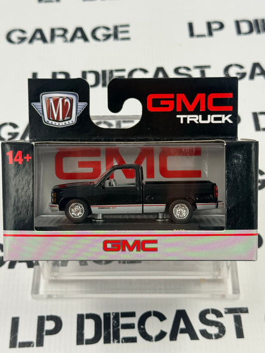 M2 1990 GMC Sierra ST Black Truck 1:64 Diecast