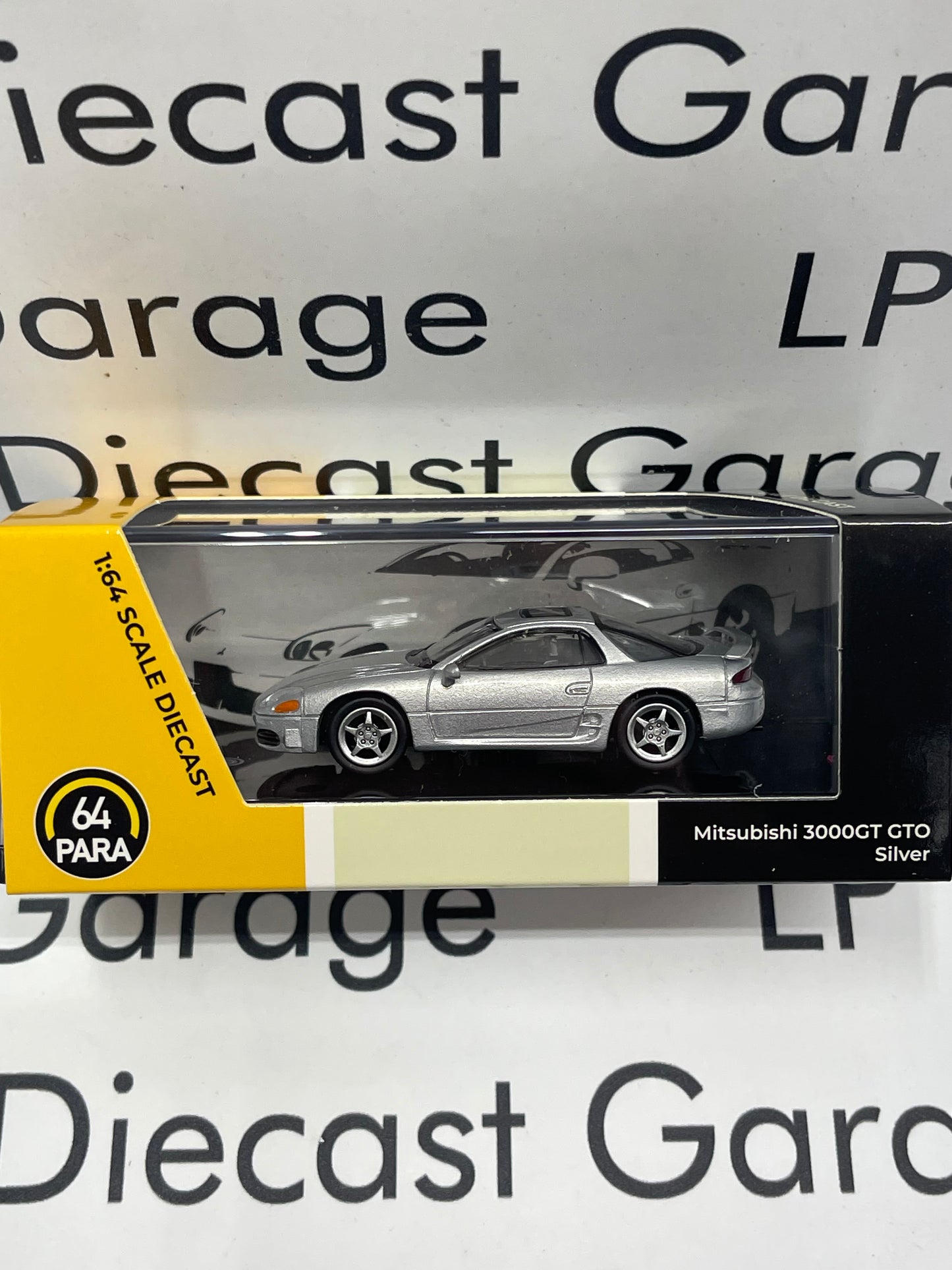 PARAGON MODELS Para64 Mitsubishi 3000GT GTO Silver 1:64 Diecast