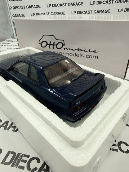 OTTO MOBILE 1993 Nissan Skyline GT-R BNR32 Blue 1:18 Scale Resin Model OT1199