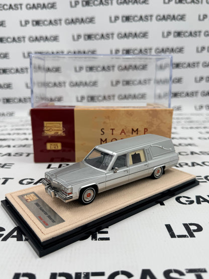 STAMP MODELS 1980 Cadillac Superior Hearse Silver 1:43 Scale Resin Model