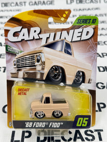 CARTUNED '68 Ford F100 Beige Tan 1:64 Diecast Series 10