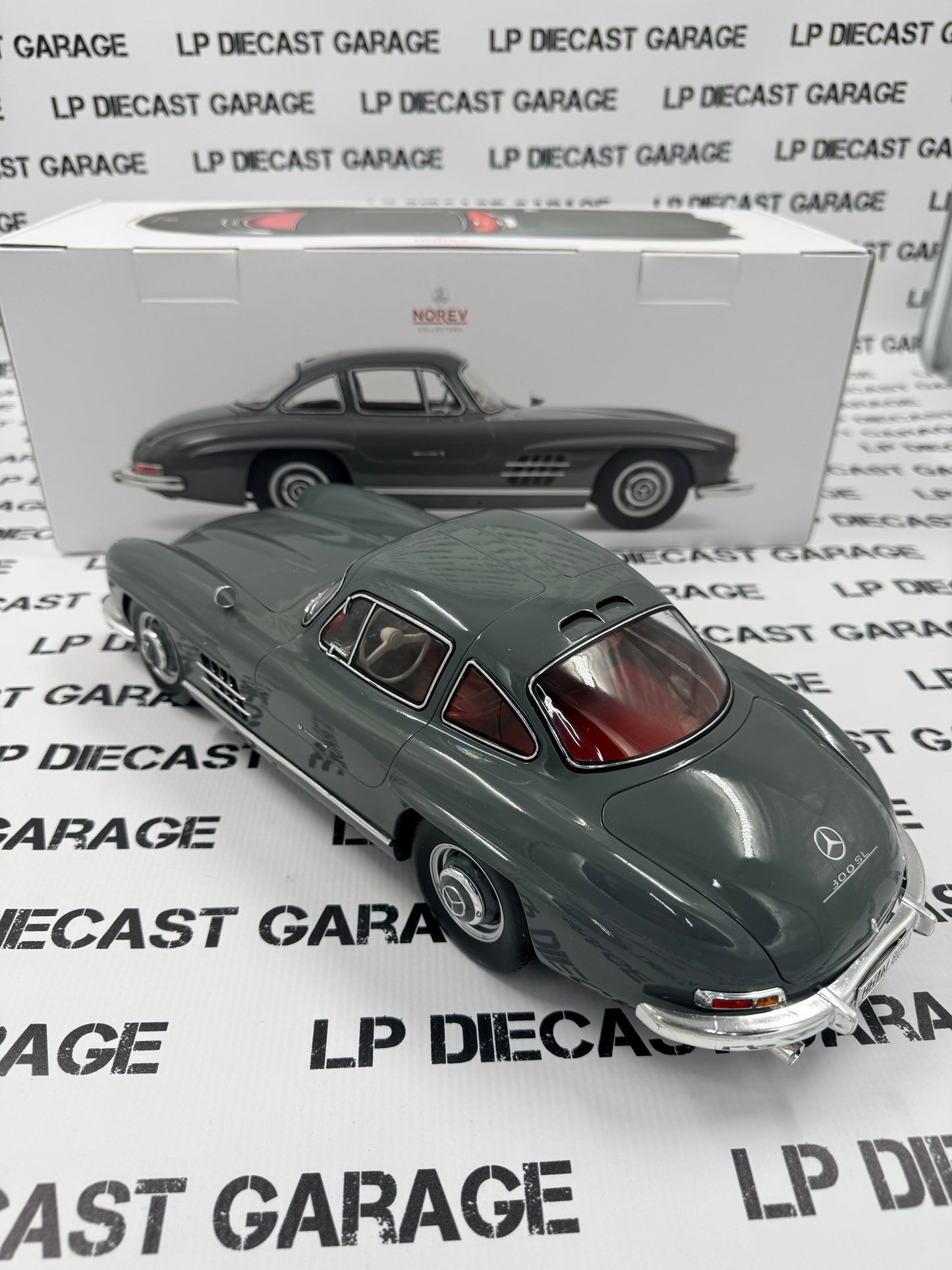 NOREV 1954 Mercedes Benz 300 SL Grafite Grey 1:12 Diecast