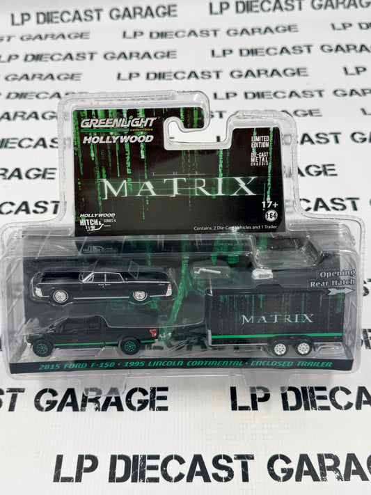 GREENLIGHT 2015 Ford F-150 1965 Lincoln Continental Matrix 1:64 Diecast Hollywood