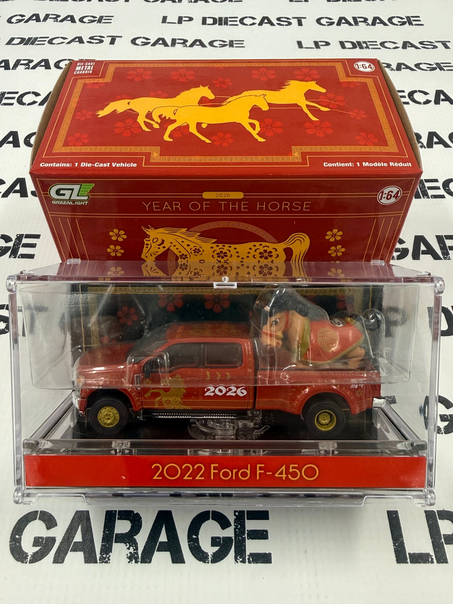 GREENLIGHT 2022 Ford F-450 2026 Year of the Horse 1:64 Diecast Zodiac