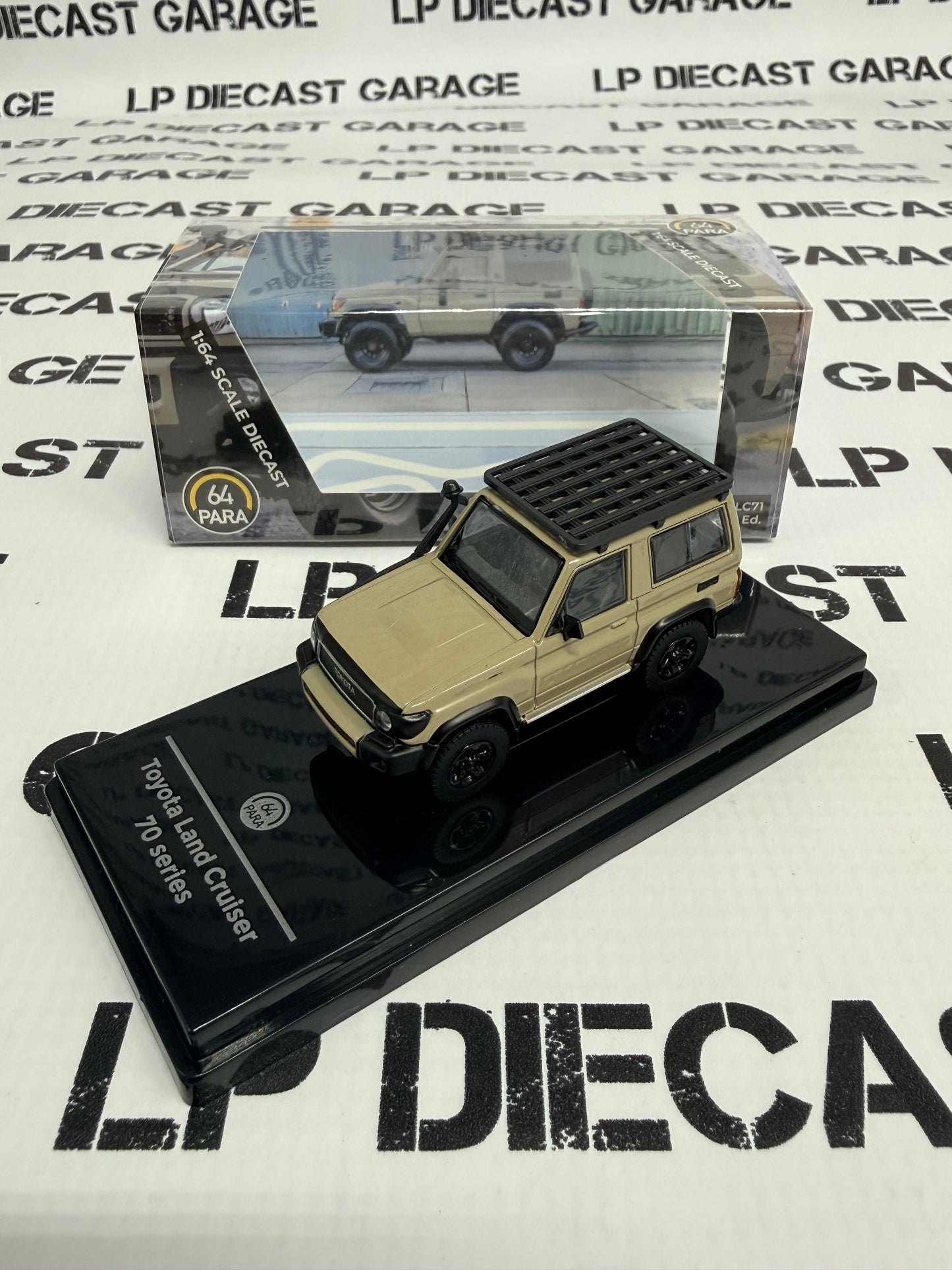 PARA64 2022 Toyota Land Cruiser LC71 Sandy Taupe 1:64 Diecast LHD