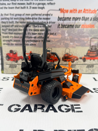 BAD BOY Maverick Zero Turn Mower Orange Replica 1:18 Diecast Model