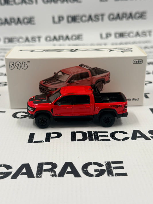 596 Model RAM 1500 TRX Truck Red 1:64 Diecast