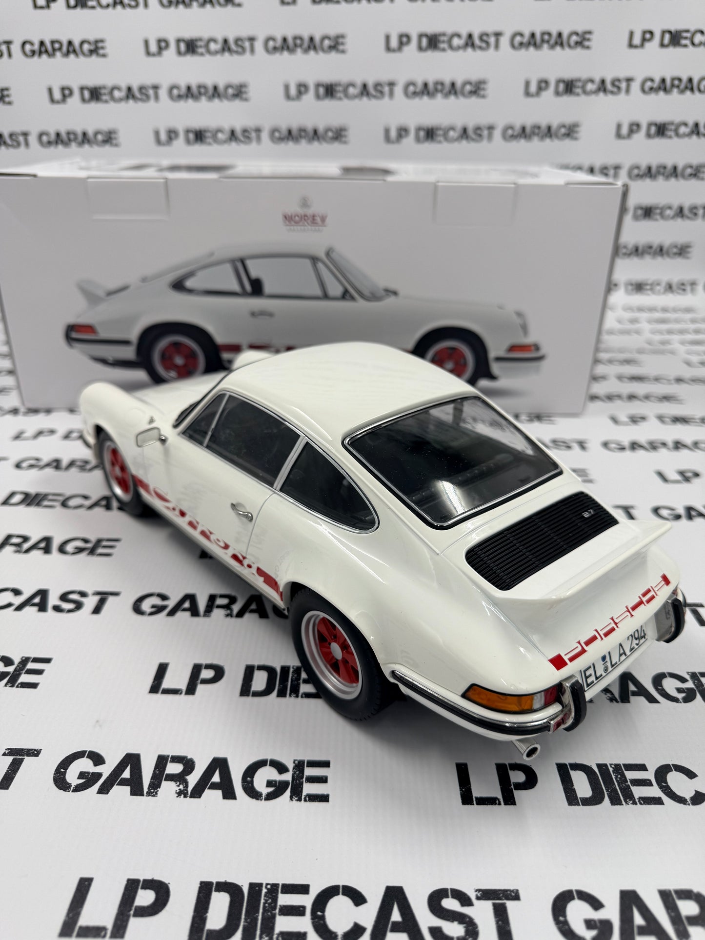 NOREV 1972 Porsche 911 Carrera RS 2.7 White 1:12 Diecast