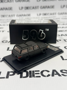 MODEL TRUCK 1985 Jeep Grand Wagoneer Matte Black 1:64 Diecast