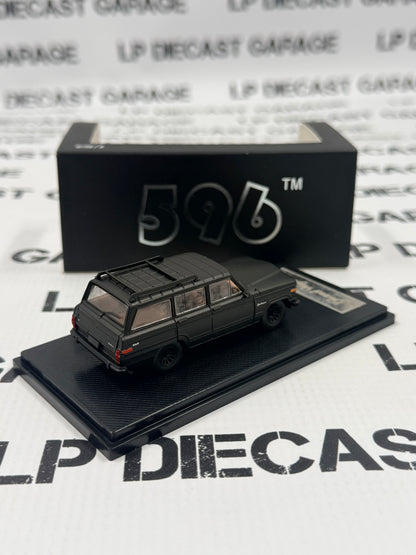 MODEL TRUCK 1985 Jeep Grand Wagoneer Matte Black 1:64 Diecast