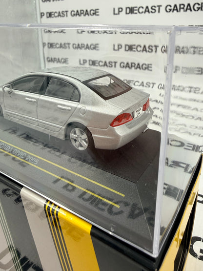 FIRST43 2006 Honda Civic Sedan Silver RHD 1:43 Diecast