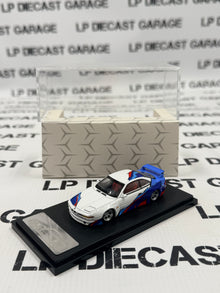 RHINO MODELS BMW 850CSi E31 White & Blue 1:64 Diecast Ghost Player