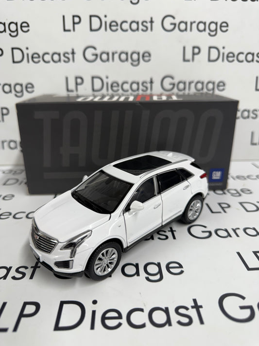 TAYUMO 2020 Cadillac XT5 White 1:36 Scale Diecast Lights & Sound