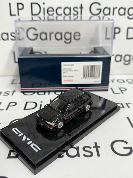HOBBY JAPAN Honda Civic EF9 SIR II Black Metallic 1:64 Diecast