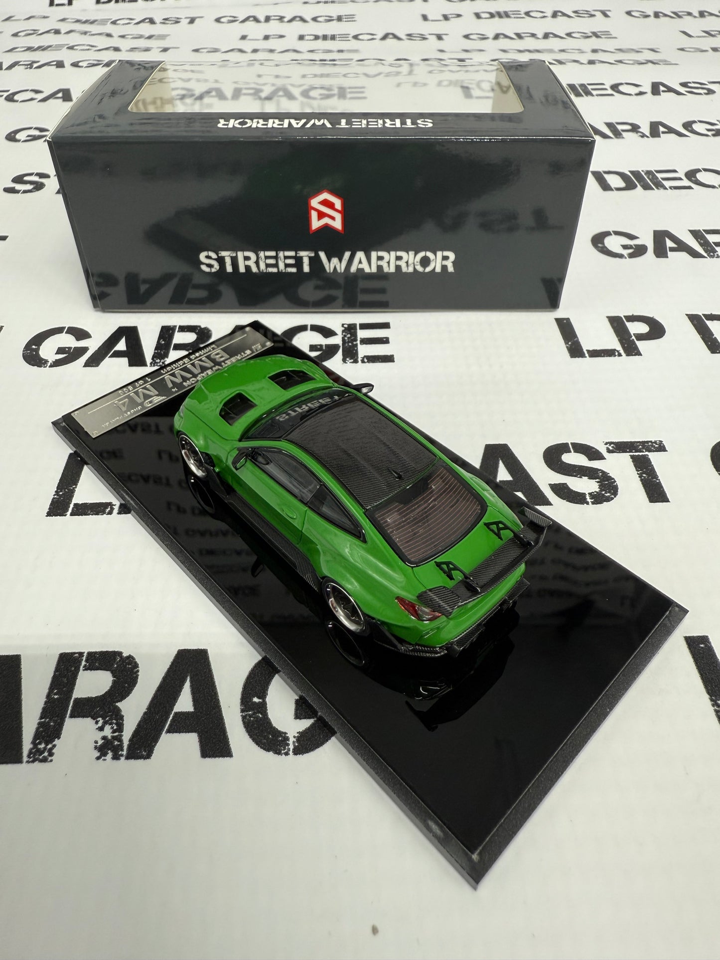 STREET WARRIOR BMW M4 Green Custom 1:64 Diecast