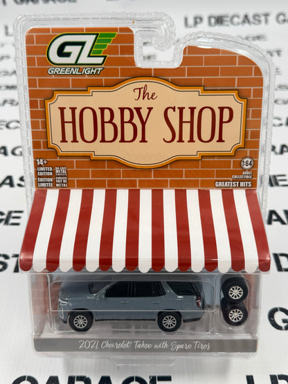 GREENLIGHT 2021 Chevrolet Tahoe w/ Tires 1:64 Diecast Hobby Shop