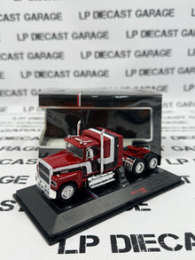 IXO Models 1978 Ford LTL-9000 Dark Red 1:64 Diecast Semi Truck