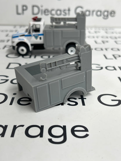 3D Printed Customs Gray Service Bed Fits Greenlight International Durastar 1:64 Diecast Trucks