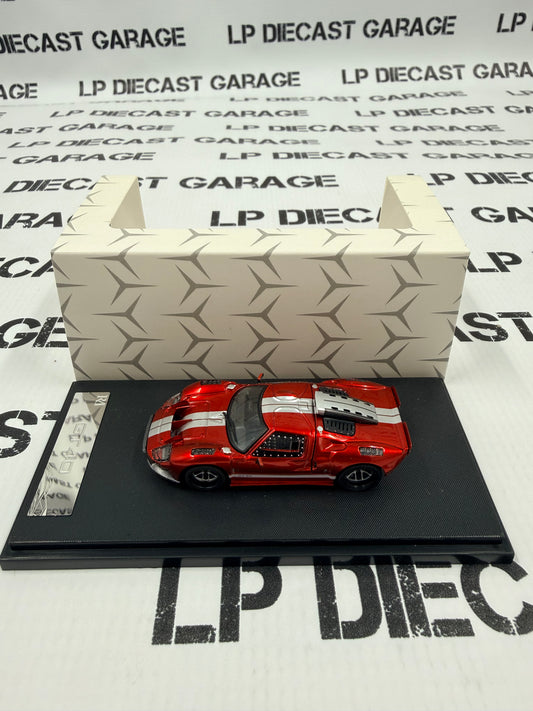 RHINO MODELS Ford GT40 Red w/ Removable Hood 1:64 Diecast Ghost Player