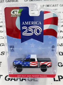 GREENLIGHT 2017 Ram 2500 Power Wagon USA Flag 1:64 Diecast America 250 Edition