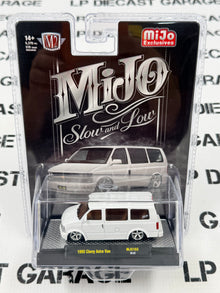 M2 1995 Chevy Astro Van White Low Rider 1:64 Diecast MiJo