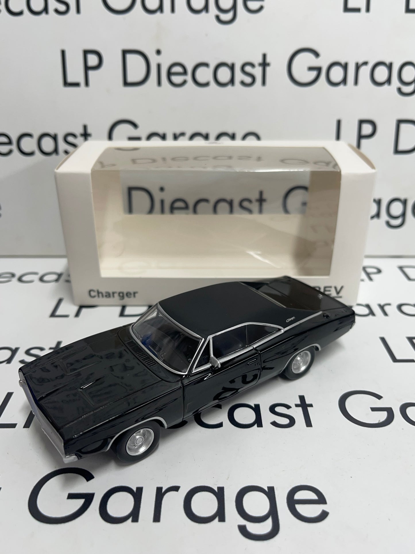 NOREV 1968 Dodge Charger R/T Bullitt Movie Car Black 1:43 Diecast