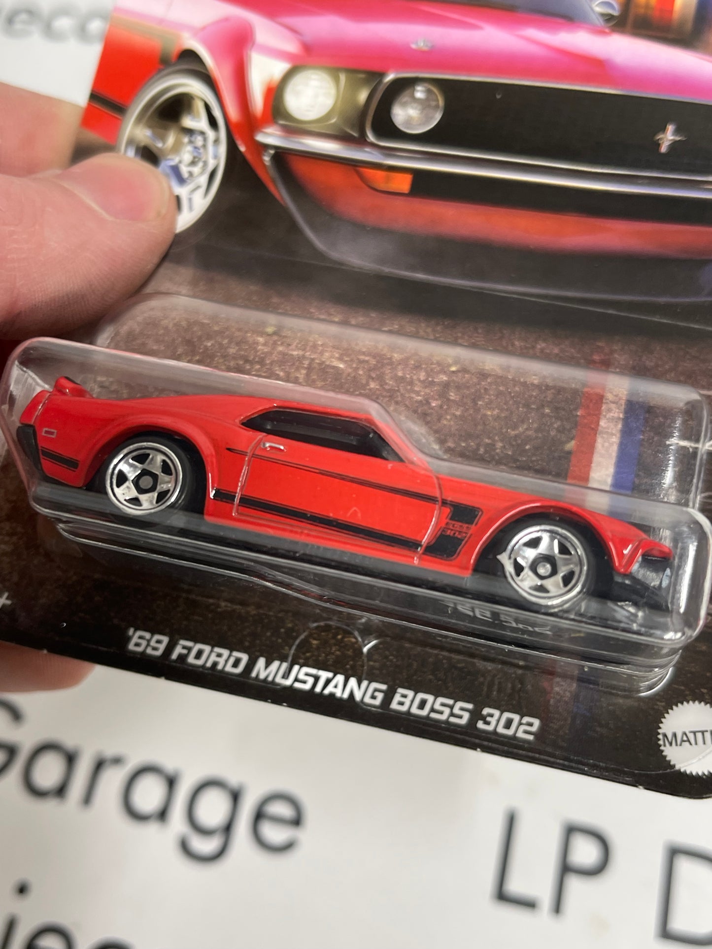 HOT WHEELS '69 Ford Mustang Boss 302 Red 1:64 Diecast 60 Years