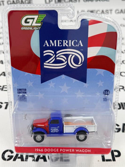 GREENLIGHT 1946 Dodge Power Wagon USA 1:64 Diecast America 250 Edition