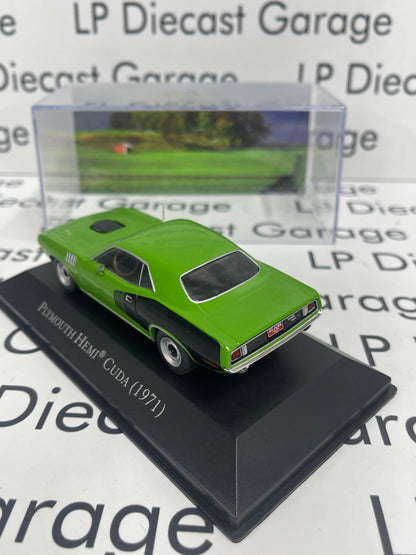 EDICOLA 1971 Plymouth Hemi Cuda Green 1:43 Diecast