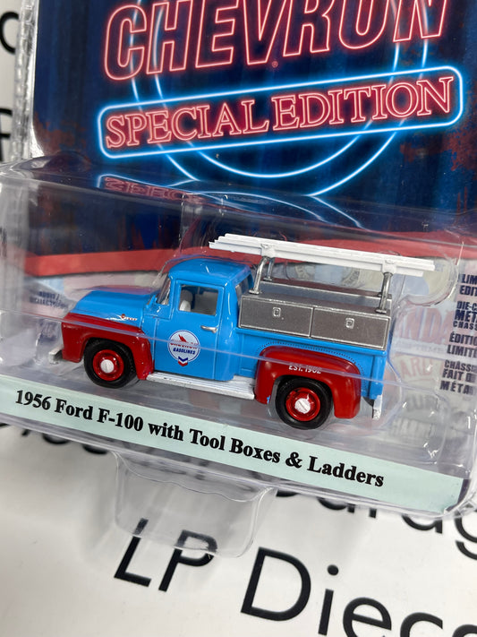 GREENLIGHT 1956 Ford F-100 Chevron 1:64 Diecast Special Edition