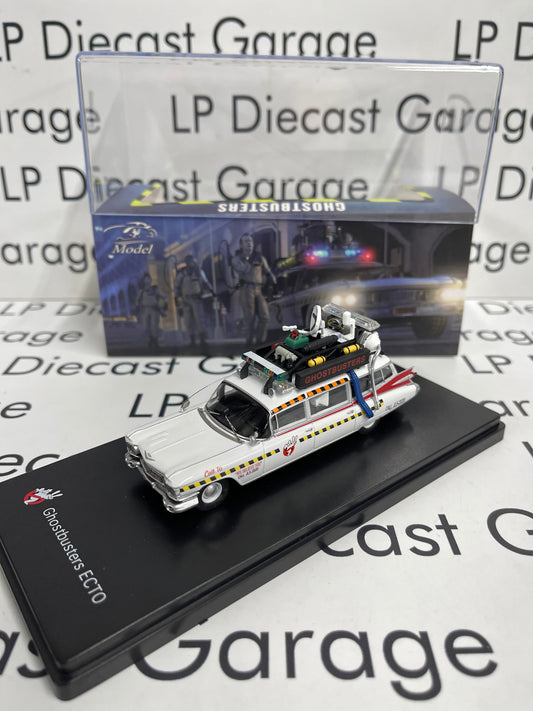 YS Models Ghostbusters Ecto-1 Cadillac Movie Car  1:64 Diecast Detailed