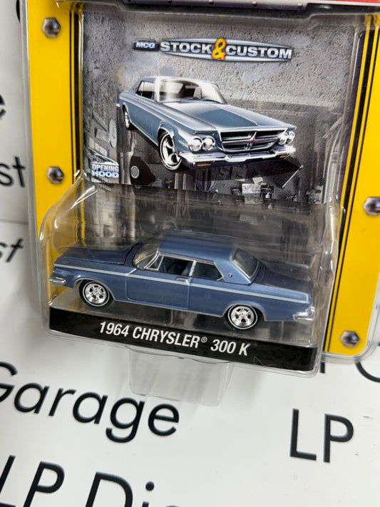GREENLIGHT 1964 Chrysler 300K Blue Muscle Car Garage 1:64 Diecast