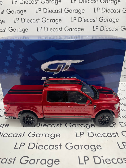 GT SPIRIT 2022 Ford F-150 Shelby Truck Red with Black Stripes US061 1:18 Resin NOT Diecast