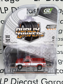GREENLIGHT 1989 Dodge Ram Marvel Mystery Oil Red/White 1:64 Diecast Dually Drivers