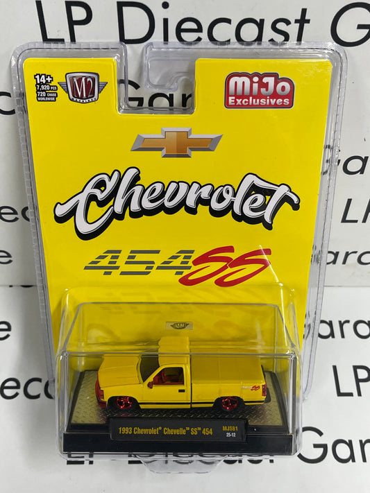 CHASE M2 1993 Chevrolet Silverado SS 454 Yellow 1:64 Diecast MiJo