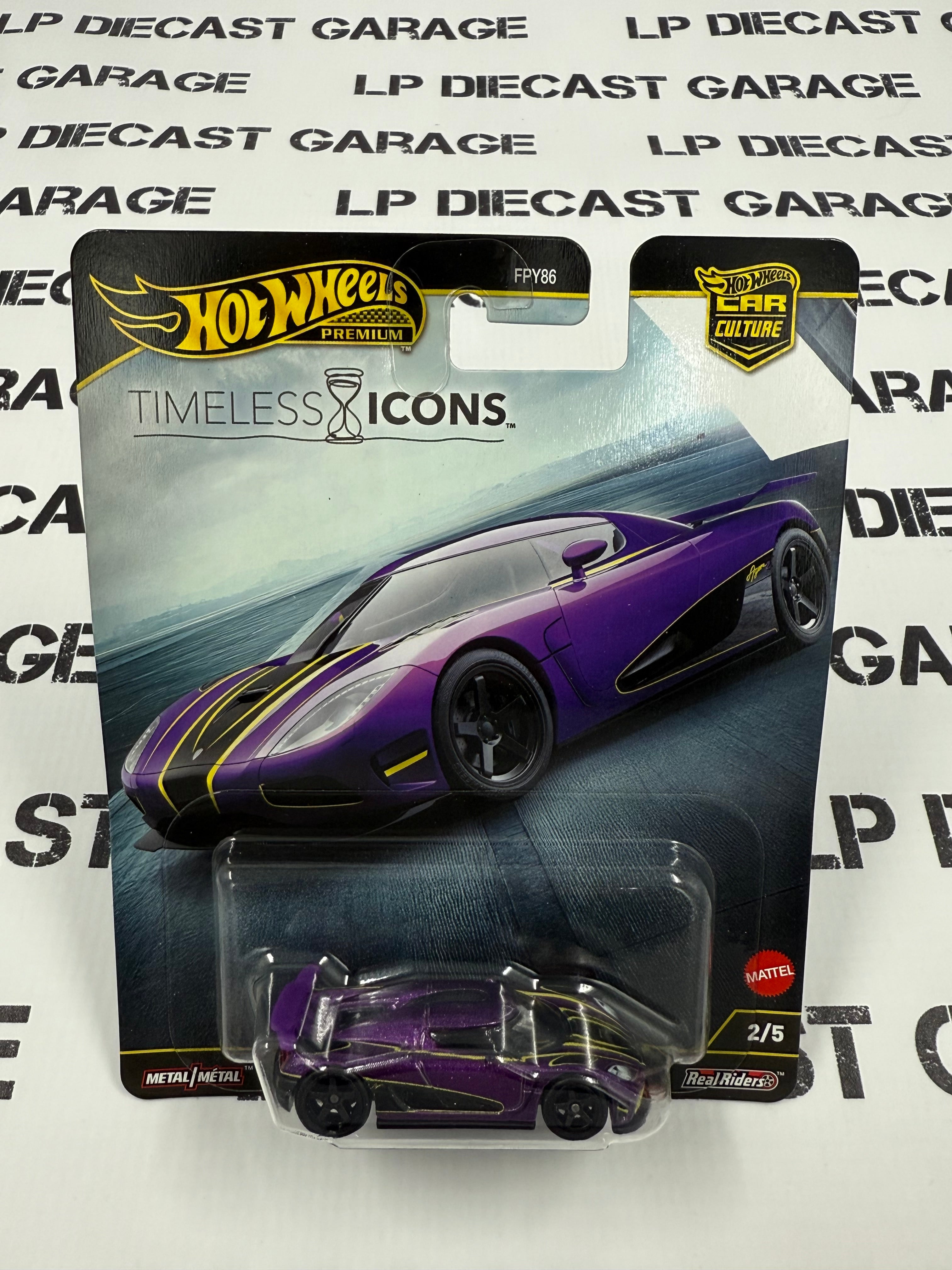 HOT WHEELS Koenigsegg Agera R Purple 1:64 Diecast Timeless Icons