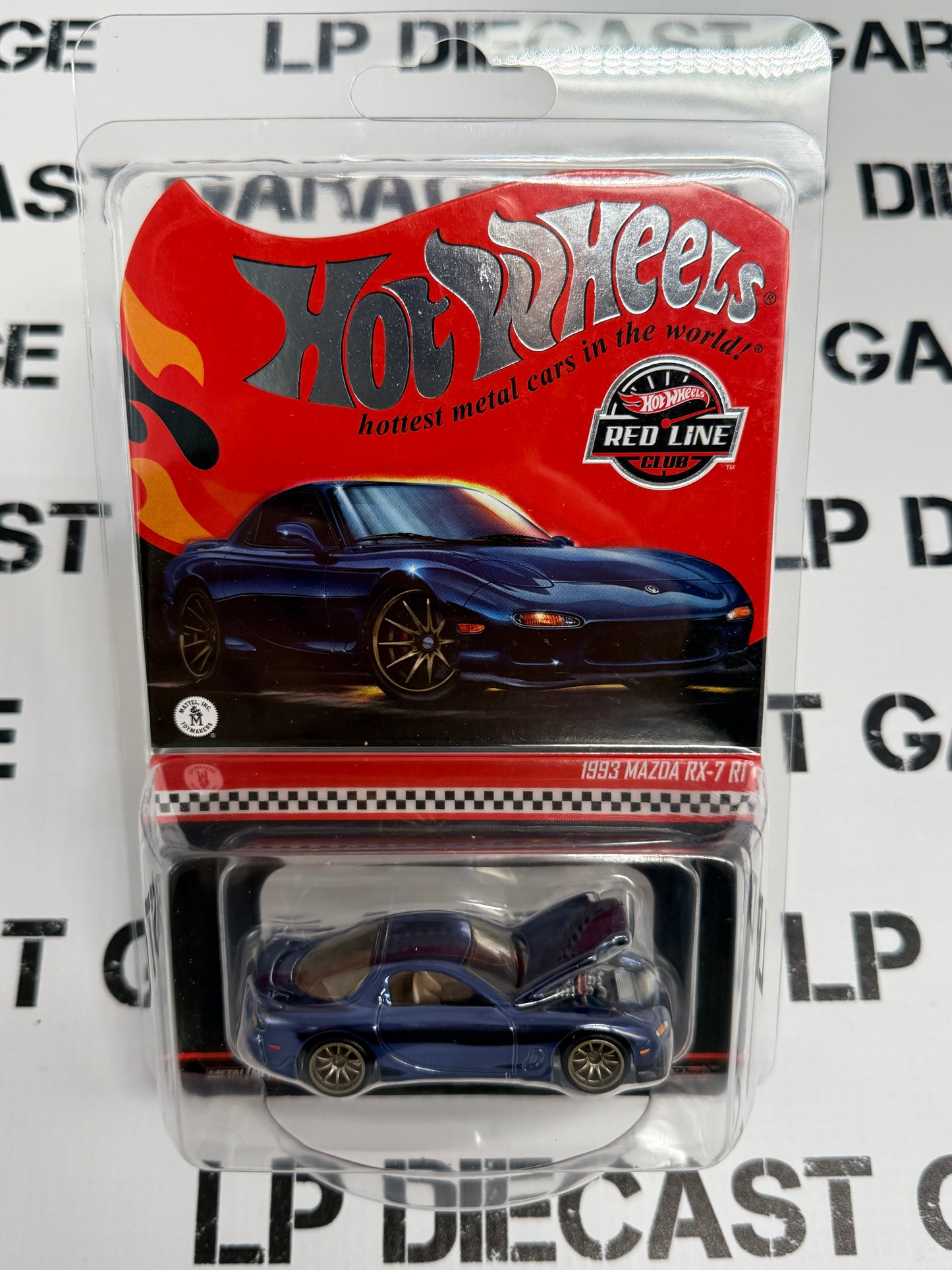 HOT WHEELS 1993 Mazda RX-7 R1 Blue RLC Club 1:64 Diecast