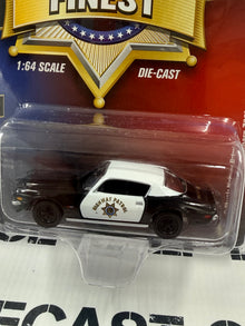 JOHNNY LIGHTNING 1970 Chevy Camaro CHP California Highway Police 1:64 Diecast MiJo