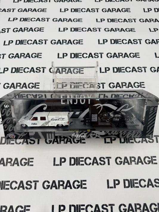 M2 Haulers 1987 Ford F-350 + GT40 Coca Cola 1:64 Diecast