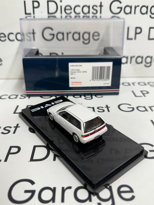 HOBBY JAPAN Honda Civic EF9 SIR II White 1:64 Diecast