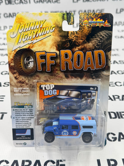 JOHNNY LIGHTNING 2006 Hummer H1 Alpha Dark Blue Gulf 1:64 Diecast