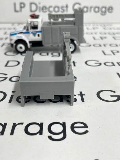 3D Printed Customs Gray Service Bed Fits Greenlight International Durastar 1:64 Diecast Trucks
