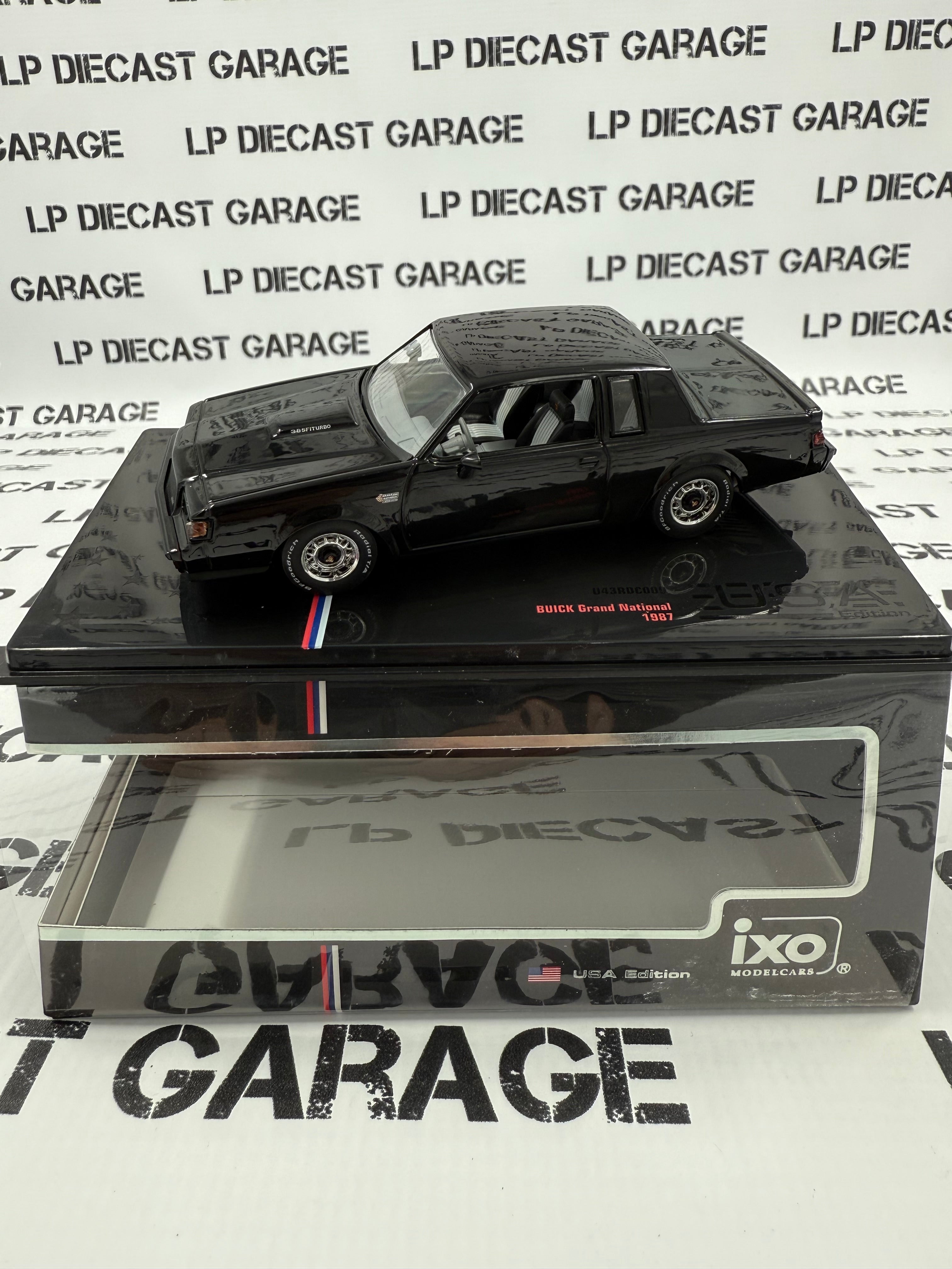 IXO Models 1987 Buick Grand National Black 1:43 Diecast – LP Diecast Garage