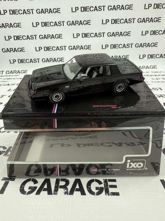 IXO Models 1987 Buick Grand National Black 1:43 Diecast