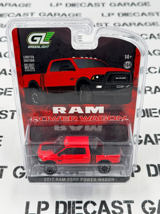 GREENLIGHT 2017 Ram 2500 Power Wagon Red 1:64 Diecast Hobby Exclusive