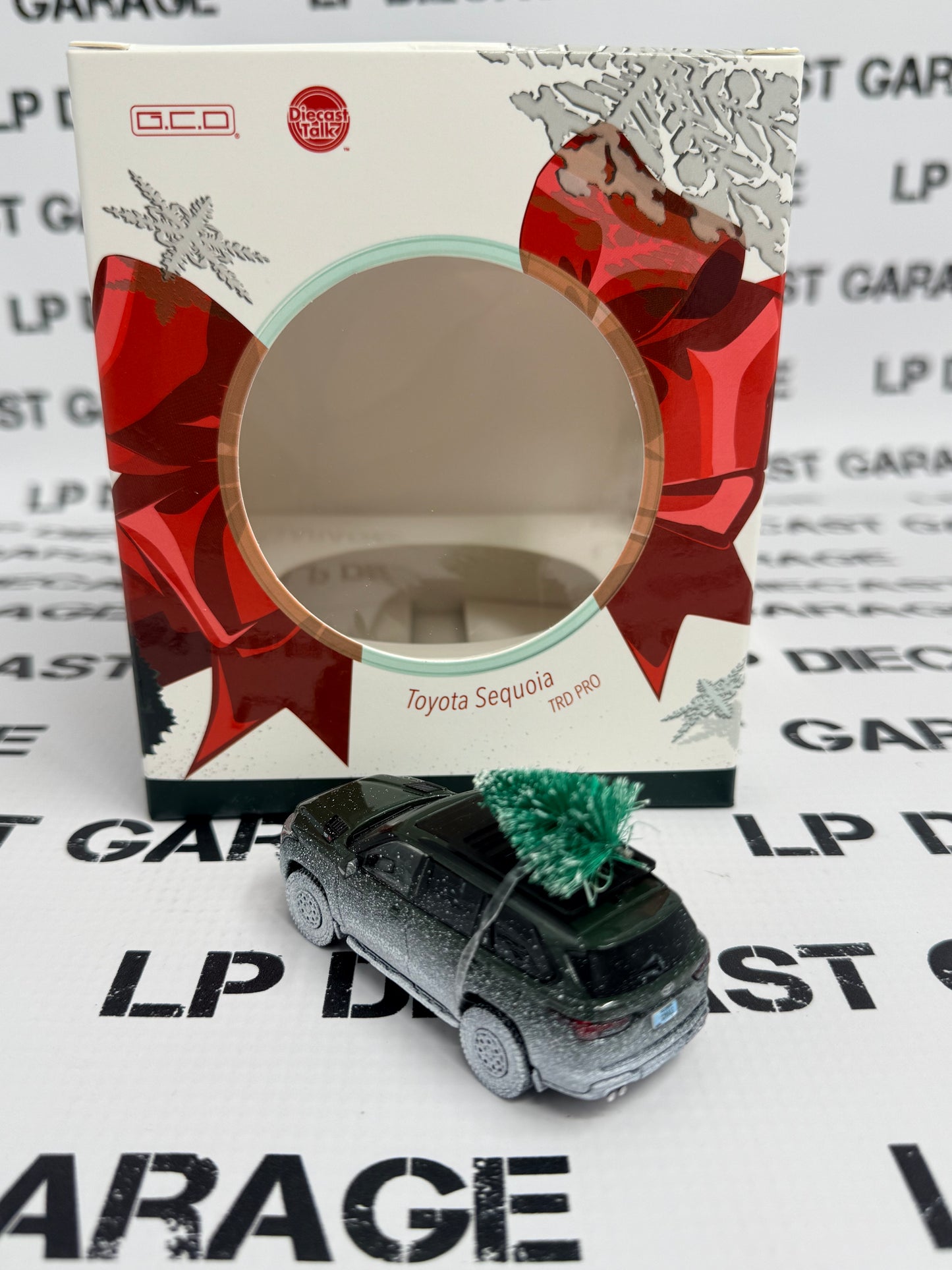 GCD 2025 Toyota Sequoia TRD Pro Green Christmas Edition 1:64 Diecast DiecastTalk Exclusve