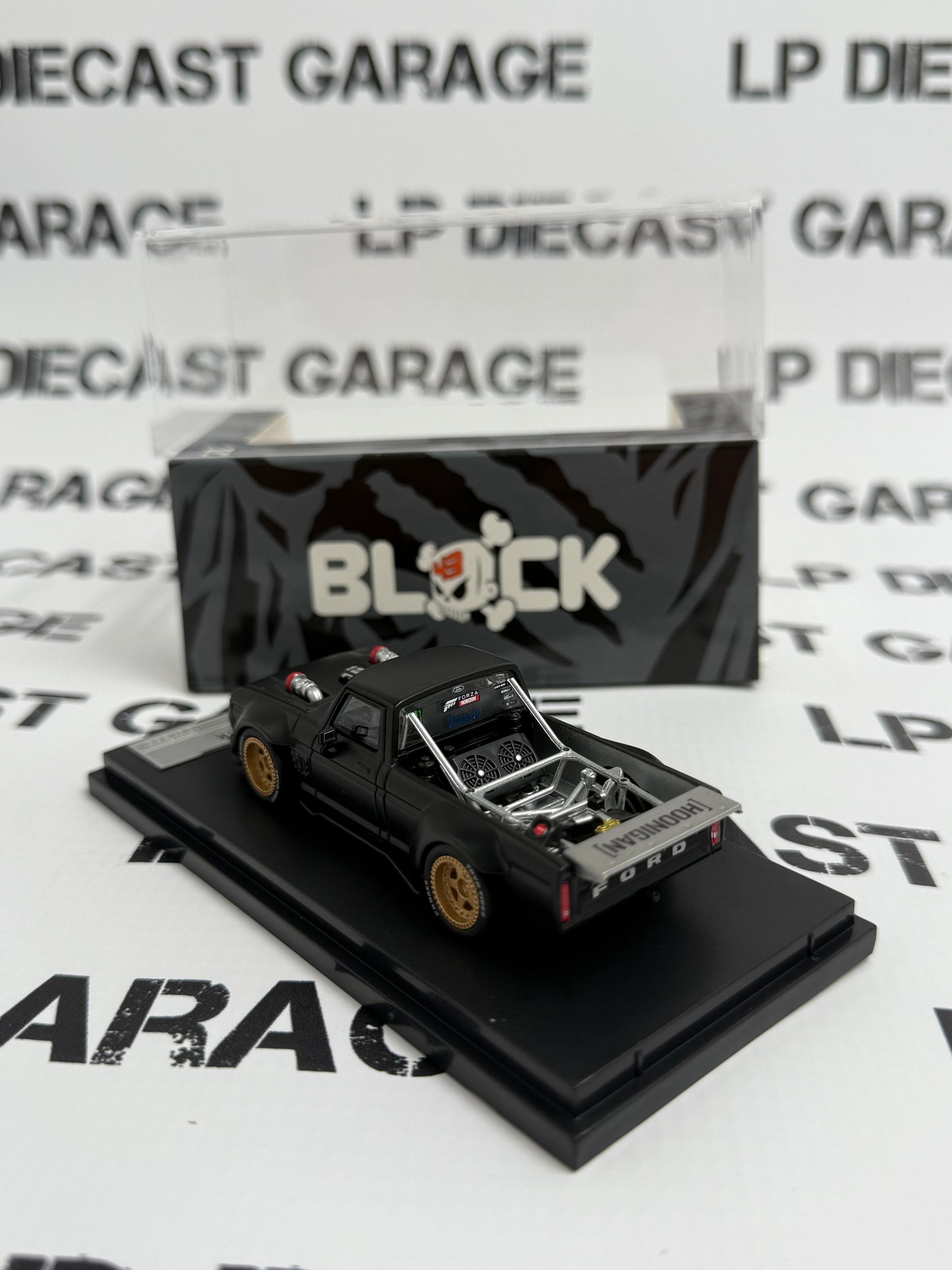 STREET WARRIOR 1977 Ford F-150 Hoonitruck Ken Block 1:64 Diecast All Black